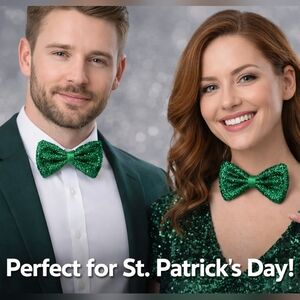 Green Bow Tie Perfect For St. Patrick's Day 💚